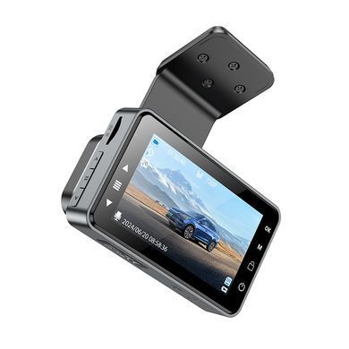 Купити Видеорегистратор HOCO DV9 3-inch screen driving recorder (720P) Metal Gray
