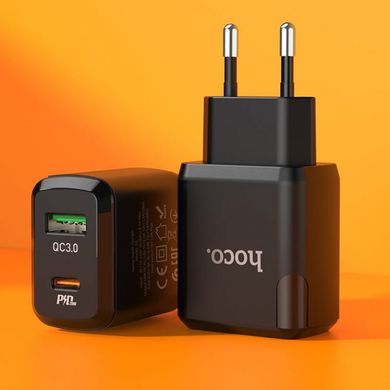 Купити Сетевое зарядное устройство Hoco N5 Favor Black