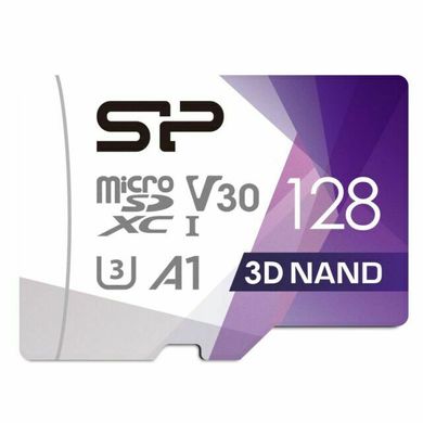 Купити Карта пам'яті SiliconPower microSDXC Superior 128GB Class 10 +SD-адаптер