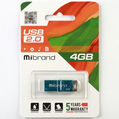 Купити Флеш-накопитель Mibrand Сhameleon USB2.0 4GB Light Blue