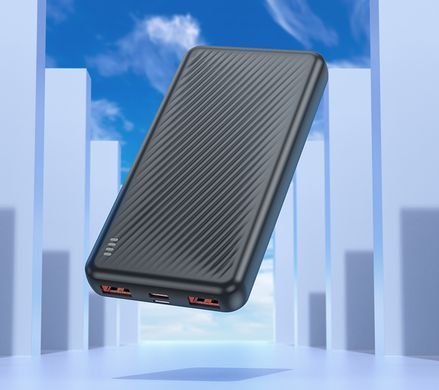 Купити Зовнішній акумулятор BOROFONE BJ56 Graceful 22.5W+PD20W fully compatible power bank (10000mAh) Black