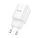 Мережевий зарядний пристрій HOCO C149A Charm PD30W+QC3.0 charger (EU) White