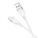 Кабель HOCO X109 Energy silicone charging data cable Micro(L=1M) White