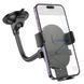 Держатель для мобильного HOCO H20 Mighty one-button car holder(windshield) Black