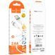Кабель HOCO X109 Energy silicone charging data cable Micro(L=1M) White