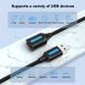 Кабель-перехiдник Vention USB 2.0 A Male to USB 2.0 A Female 1m Black
