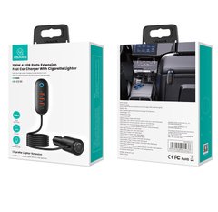 Купити Автомобільний зарядний пристрій Usams US-CC161 3 × USB, Type-C Black