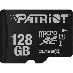 Купити Карта пам'яті Patriot microSDXC LX Series 128Gb Class 10 UHS-I (U1) W-10MB/s R-80MB/s