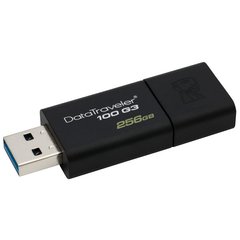 Купити Флеш-накопичувач Kingston USB3.0 DataTraveler 100 G3 256GB Black