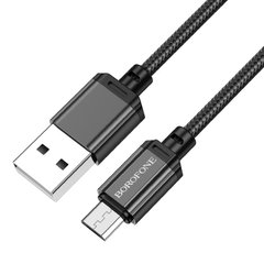 Купити Кабель Borofone BX87 Sharp USB Micro 2.4 A 1m Black