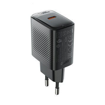 Купити Мережевий зарядний пристрій ACEFAST A104 PD25W GaN single USB-C charger Black