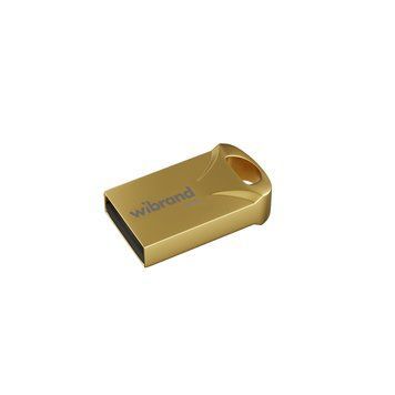 Купити Флеш-накопитель Wibrand USB 2.0 Hawk 8Gb Gold