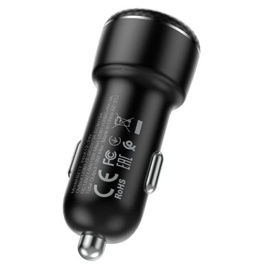 Купити Автомобільний зарядний пристрій Borofone BZ17 USB Black