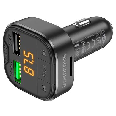Купити Автомобільний зарядний пристрій Borofone BC43 Flash 2 × USB Black