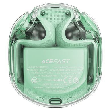 Купити Бездротові навушники ACEFAST T8 Crystal color (2) bluetooth earbuds Mint Green