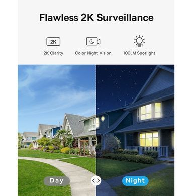 Купити IP-камера відеоспостереження Baseus Security B1 Outdoor Camera 2K White