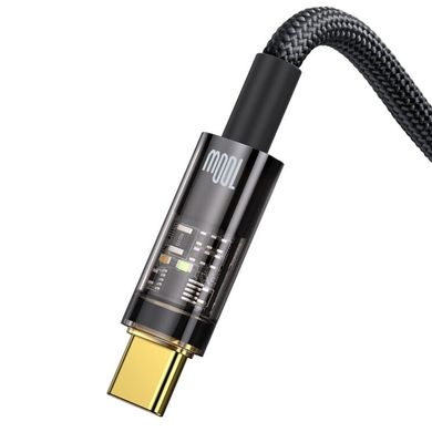 Купити Кабель Baseus Explorer Series Auto Power-Off Fast Charging Data Cable USB to Type-C USB Type-C 100W 2m Black