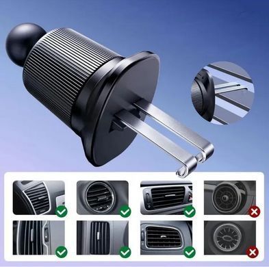Купити Автотримач для телефона UGREEN LP923 Air Vent Magnetic Car Phone Mount black