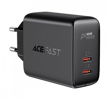 Купити Мережевий зарядний пристрій ACEFAST A9 Black