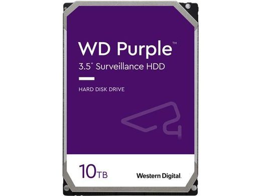 Купити Дисковый накопитель внутренний Western Digital Western Digital 3.5" Purple 10TB 3,5" SATAIII 7200 об/мин Серебристый