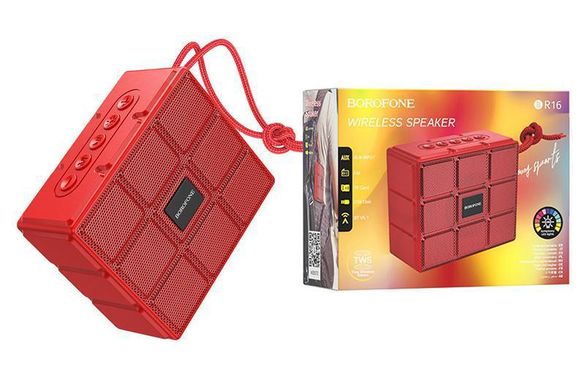 Купити Портативна колонка Borofone BR16 Gage sports wireless speaker Red