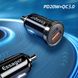 Автомобільний зарядний пристрій ESSAGER Sunset USB-A/Type-C Black
