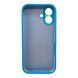 Чохол для смартфона Silicone Full Case AA Camera Protect for Apple iPhone 16 49,Cornflower