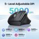 Маніпулятор миша бездротова UGREEN M751 Multi-mode Wireless Mouse Black