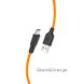 Кабель Hoco X21 USB Micro 2.4 A 1m Black-Orange