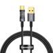 Кабель Baseus Explorer Series Auto Power-Off Fast Charging Data Cable USB to Type-C USB Type-C 100W 2m Black