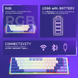 Клавіатура бездротова ігрова Proove Gaming AFK Ukraine Layout white (WKAFK1022002)