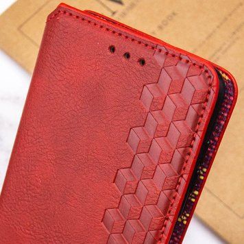 Купити Чехол-книжка для смартфона Rubic Leather for Samsung Galaxy M15/F15 5G Red