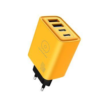Купити Зарядное устройство WUW-C212 48W Charger 2 USB C + 2 USB C желтый