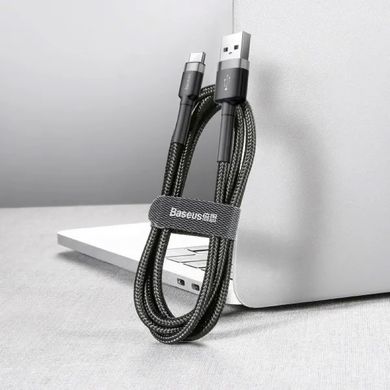 Купити Кабель Baseus Cafule USB Type-C USB 3 A 1m Black-Gray