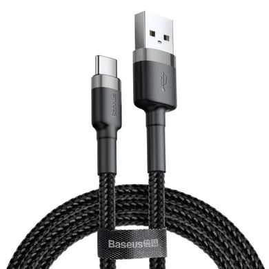 Купити Кабель Baseus Cafule USB Type-C USB 3 A 1m Black-Gray