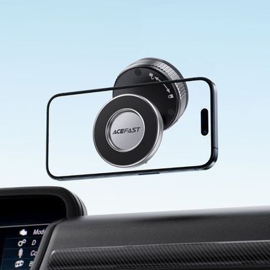 Купити Автотримач для телефона ACEFAST E28 manual suction cup magnetic Phone holder, Metal Gray