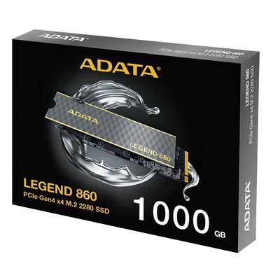 Купити Накопичувач SSD M.2 ADATA LEGEND 860 1TB 2280 PCIe Gen 4x4 3D NAND Read/Write: 6000/4000 MB/sec