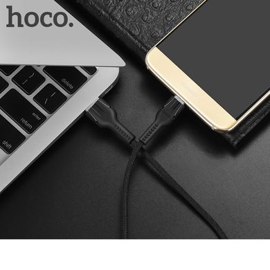 Купити Кабель Hoco U31 USB Type-C 2.4 A 1m Black