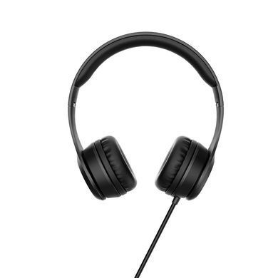 Купити Навушники HOCO W21 Graceful charm wire control headphones Black