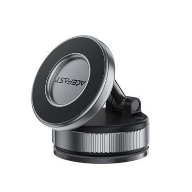 Купити Автотримач для телефона ACEFAST E28 manual suction cup magnetic Phone holder, Metal Gray