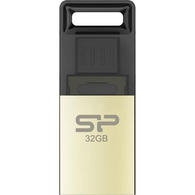 Купити Флеш-накопичувач SiliconPower USB2.0/microUSB Mobile X10 32GB OTG Champagne