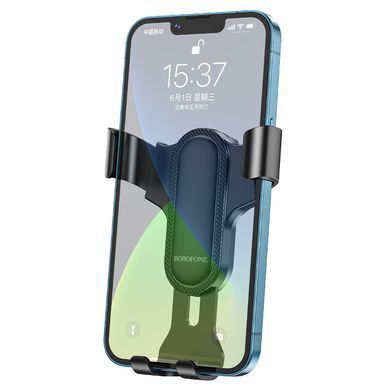 Купити Автотримач для телефона BOROFONE BH74 Rock air outlet gravity car holder Black