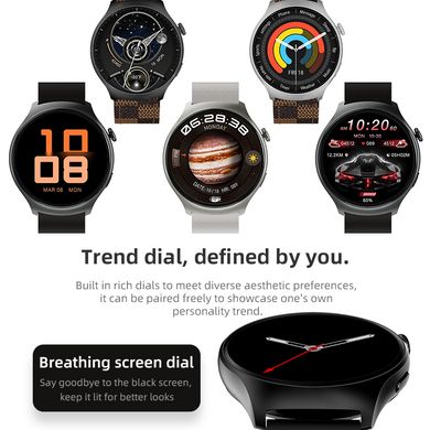 Купити Смарт-часы Howear Watch 4 Pro Amoled+NFC+IP67 Silver