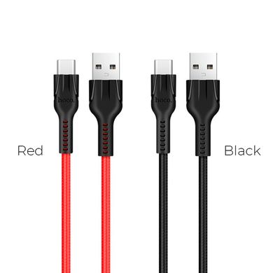 Купити Кабель Hoco U31 USB Type-C 2.4 A 1m Black