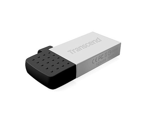 Купити Флеш-накопичувач Transcend USB2.0/microUSB JetFlash 380 32GB Silver