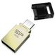 Флеш-накопитель SiliconPower USB2.0/microUSB Mobile X10 32GB OTG Champagne