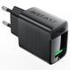 Мережевий зарядний пристрій ACEFAST A90 QC18W GaN single USB-A charger (EU) Black