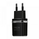 Сетевое зарядное устройство Hoco C12 Smart dual USB (Micro cable)charger set Black