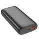 Зовнішній акумулятор HOCO J122A Respect 22.5W+PD20W fully compatible power bank(20000mAh) Black