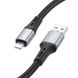 Кабель Borofone BX88 USB Lightning 2.4 A 1m Black